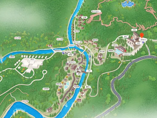 贵池结合景区手绘地图智慧导览和720全景技术，可以让景区更加“动”起来，为游客提供更加身临其境的导览体验。